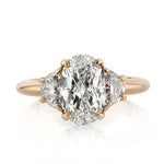 2.62ct Oval Cut Diamond Engagement Ring