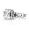 7.14ct Emerald Cut Diamond Engagement Ring