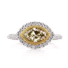 1.59ct Fancy Light Yellow Marquise Cut Diamond Engagement Ring