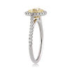 1.59ct Fancy Light Yellow Marquise Cut Diamond Engagement Ring