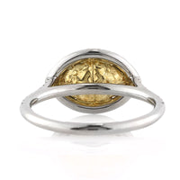 1.59ct Fancy Light Yellow Marquise Cut Diamond Engagement Ring