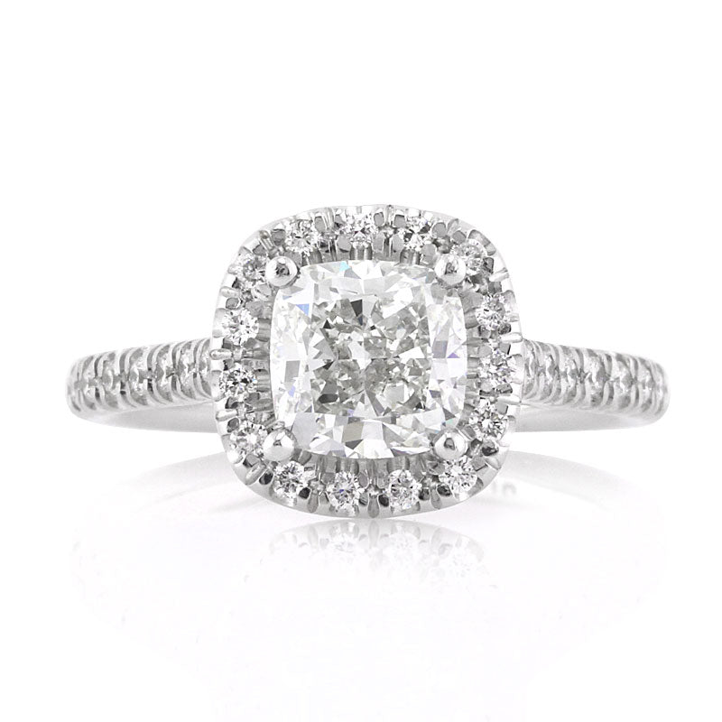 2.80ct Cushion Cut Diamond Engagement Ring