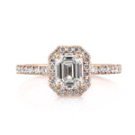 1.55ct Emerald Cut Diamond Engagement Ring