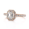 1.55ct Emerald Cut Diamond Engagement Ring
