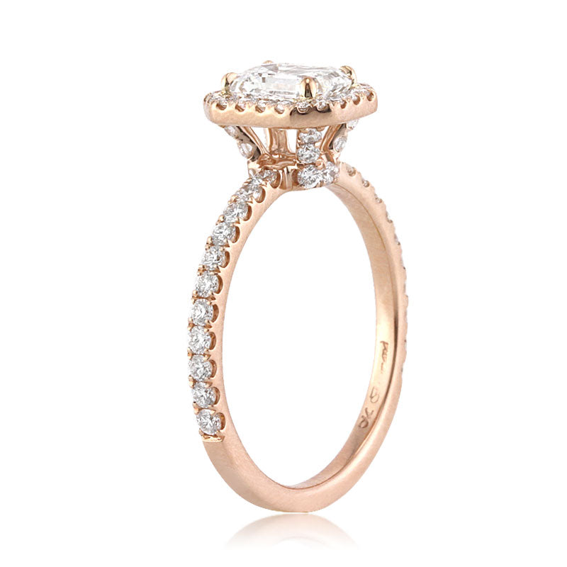 1.55ct Emerald Cut Diamond Engagement Ring