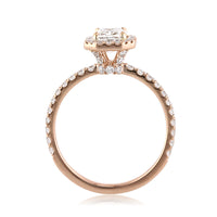 1.55ct Emerald Cut Diamond Engagement Ring