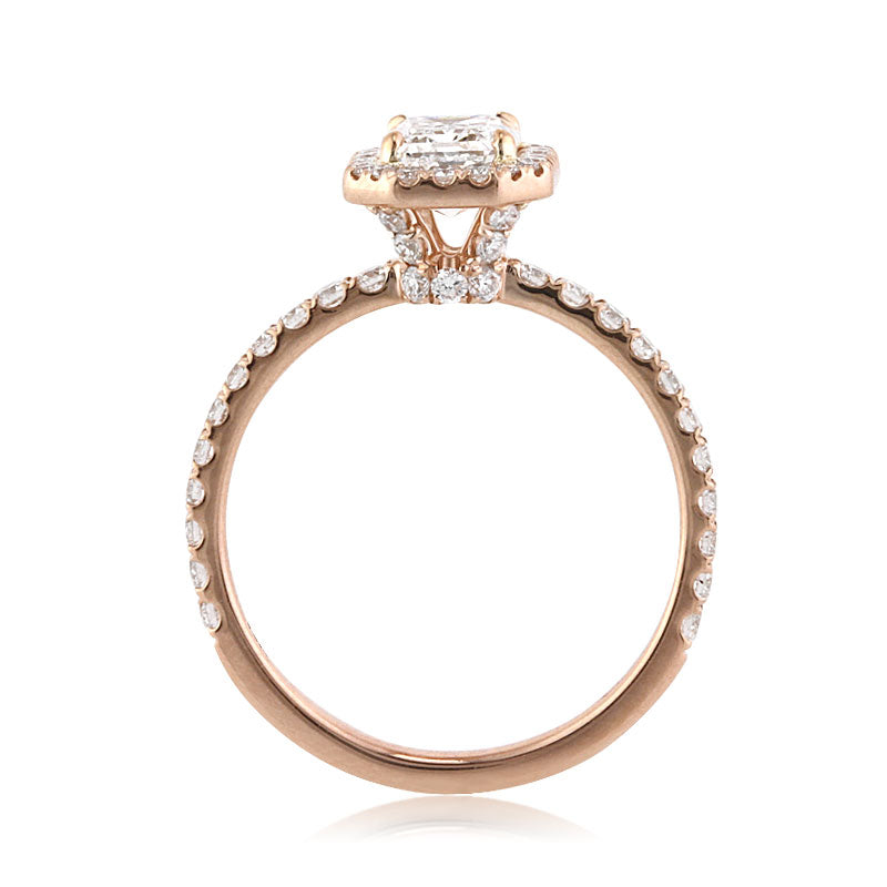 1.55ct Emerald Cut Diamond Engagement Ring