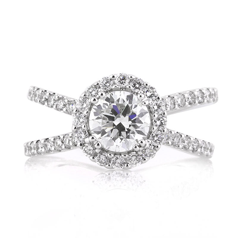 1.96ct Round Brilliant Cut Diamond Engagement Ring