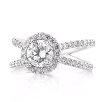 1.96ct Round Brilliant Cut Diamond Engagement Ring