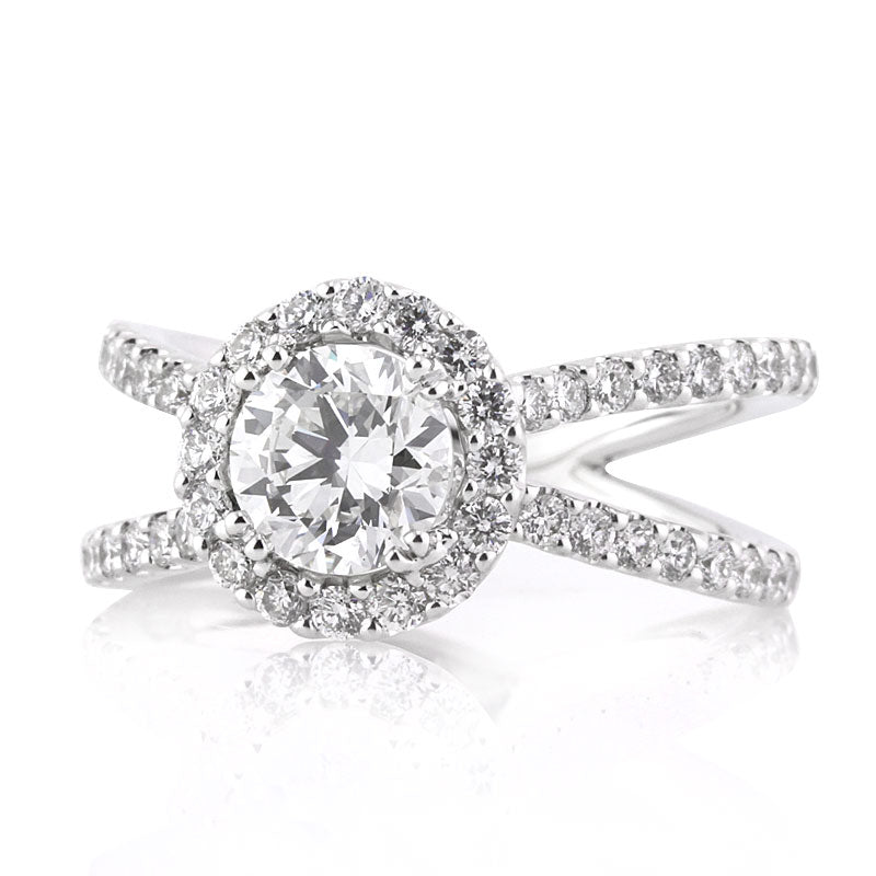 1.96ct Round Brilliant Cut Diamond Engagement Ring