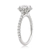 1.93ct Antique Cushion Brilliant Diamond Engagement Ring