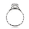 1.93ct Antique Cushion Brilliant Diamond Engagement Ring