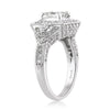 2.03ct Princess Cut Diamond Engagement Ring