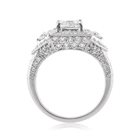 2.03ct Princess Cut Diamond Engagement Ring