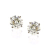 6.62ct Round Brilliant Cut Diamond Stud Earrings