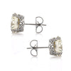 6.62ct Round Brilliant Cut Diamond Stud Earrings