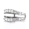 1.80ct Asscher Cut Diamond Wedding Ring Jacket