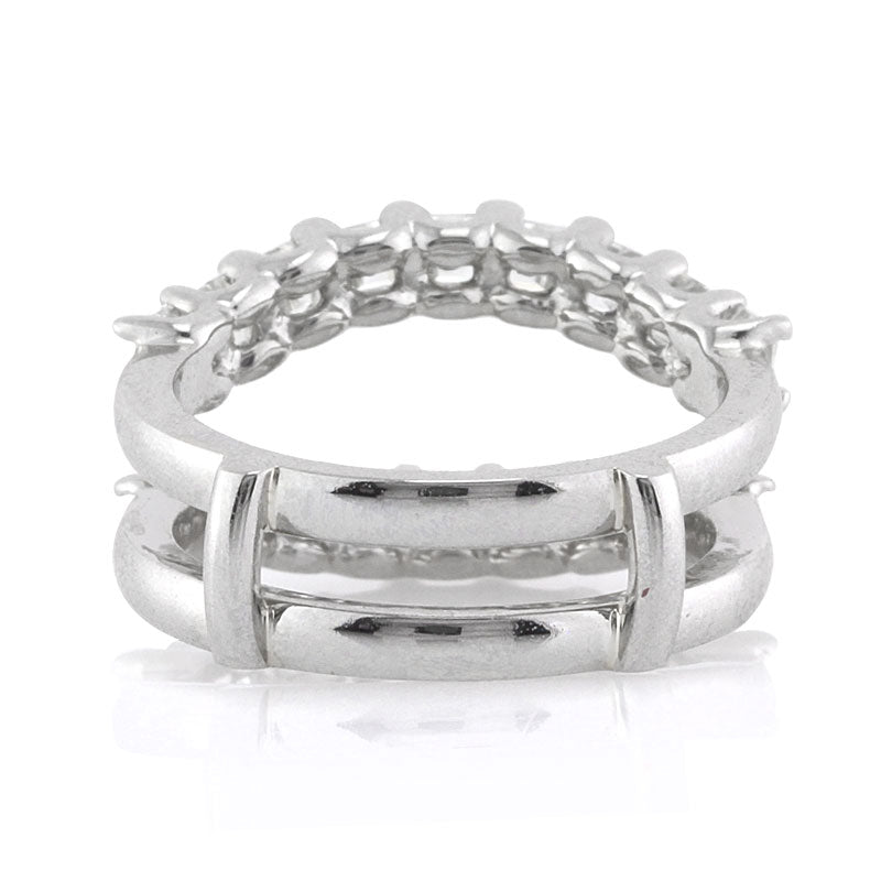 1.80ct Asscher Cut Diamond Wedding Ring Jacket – Mark Broumand