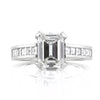 3.26ct Emerald Cut Diamond Engagement Ring