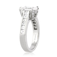 3.26ct Emerald Cut Diamond Engagement Ring