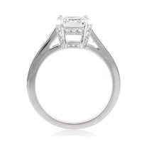 3.26ct Emerald Cut Diamond Engagement Ring