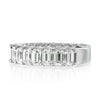 3.25ct Emerald Cut Diamond Band