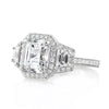 4.53ct Asscher Cut Diamond Engagement Ring