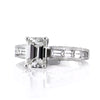 2.51ct Emerald Cut Diamond Engagement Ring