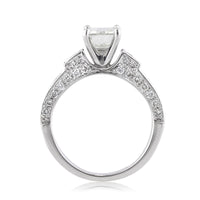 2.51ct Emerald Cut Diamond Engagement Ring
