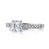 1.26ct Asscher Cut Diamond Engagement Ring
