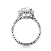 4.02ct Pear Shaped Diamond Engagement Ring