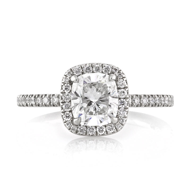 1.41ct Cushion Brilliant Diamond Engagement Ring