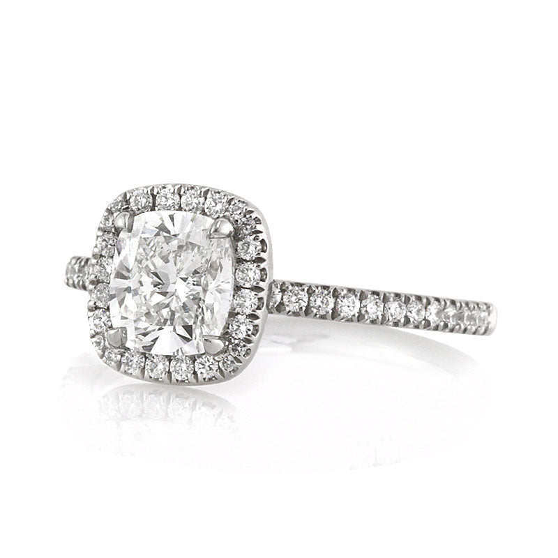 1.41ct Cushion Brilliant Diamond Engagement Ring