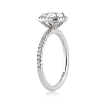 1.41ct Cushion Brilliant Diamond Engagement Ring