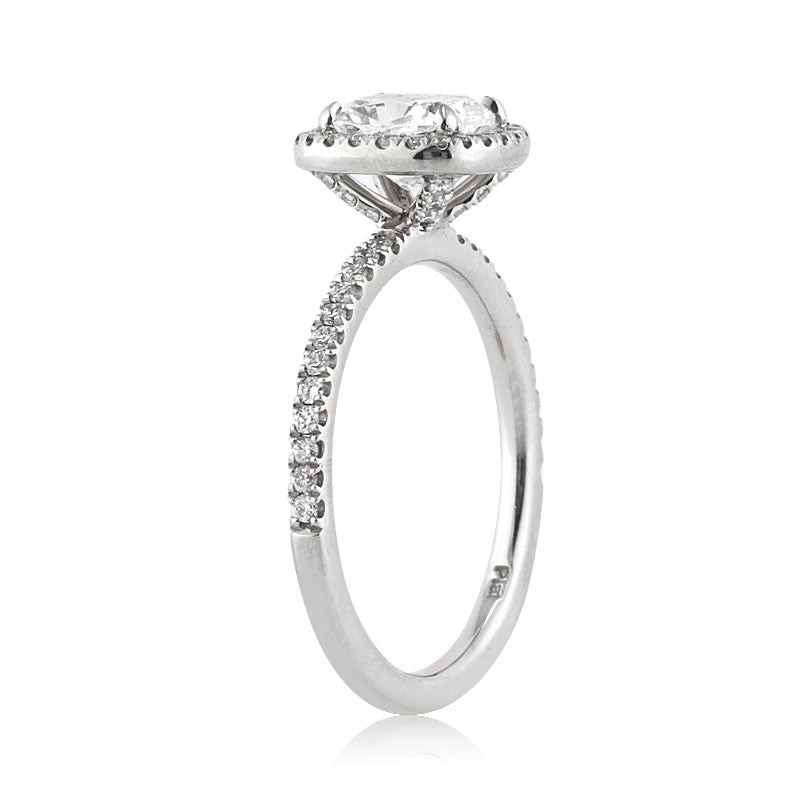 1.41ct Cushion Brilliant Diamond Engagement Ring