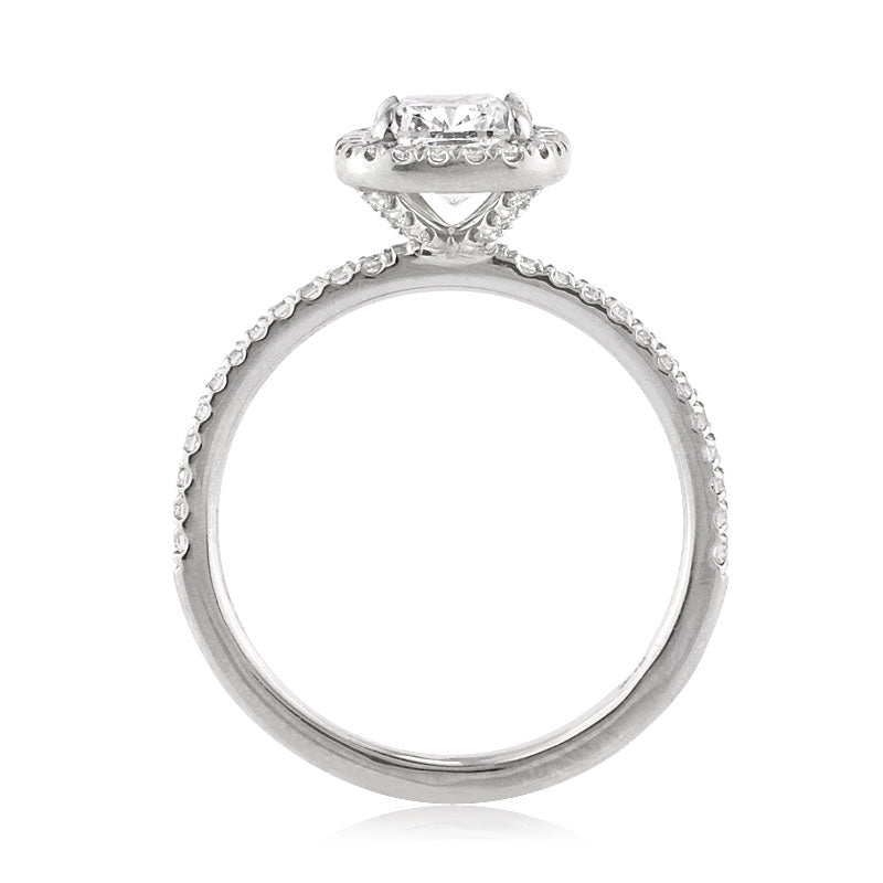 1.41ct Cushion Brilliant Diamond Engagement Ring