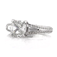 3.51ct Cushion Cut Diamond Engagement Ring