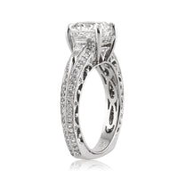 3.51ct Cushion Cut Diamond Engagement Ring