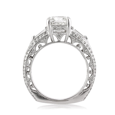 3.51ct Cushion Cut Diamond Engagement Ring