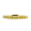 0.50ct Fancy Yellow Round Brilliant Cut Diamond Wedding Band