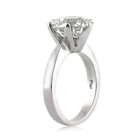 5.07ct Round Brilliant Cut Diamond Solitaire Engagement Ring
