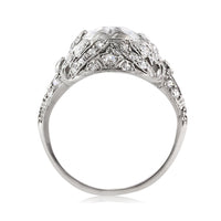 4.17ct Oval Cut Diamond Engagement Ring