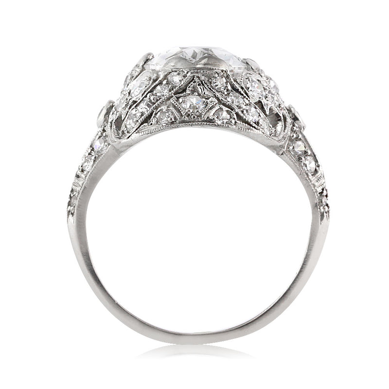 4.17ct Oval Cut Diamond Engagement Ring