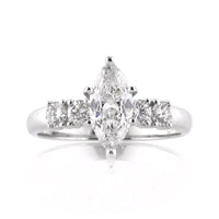 1.30ct Marquise Cut Diamond Engagement Ring