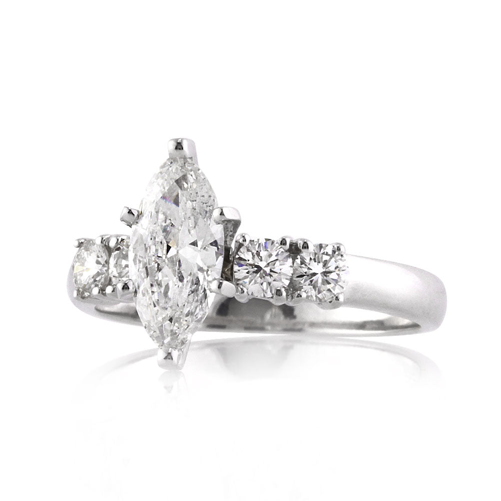 1.30ct Marquise Cut Diamond Engagement Ring