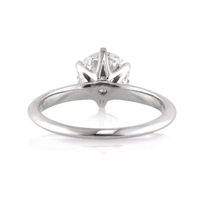 1.37ct Round Brilliant Cut Diamond Solitaire Engagement Ring