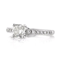 1.29ct Cushion Cut Diamond Engagement Ring