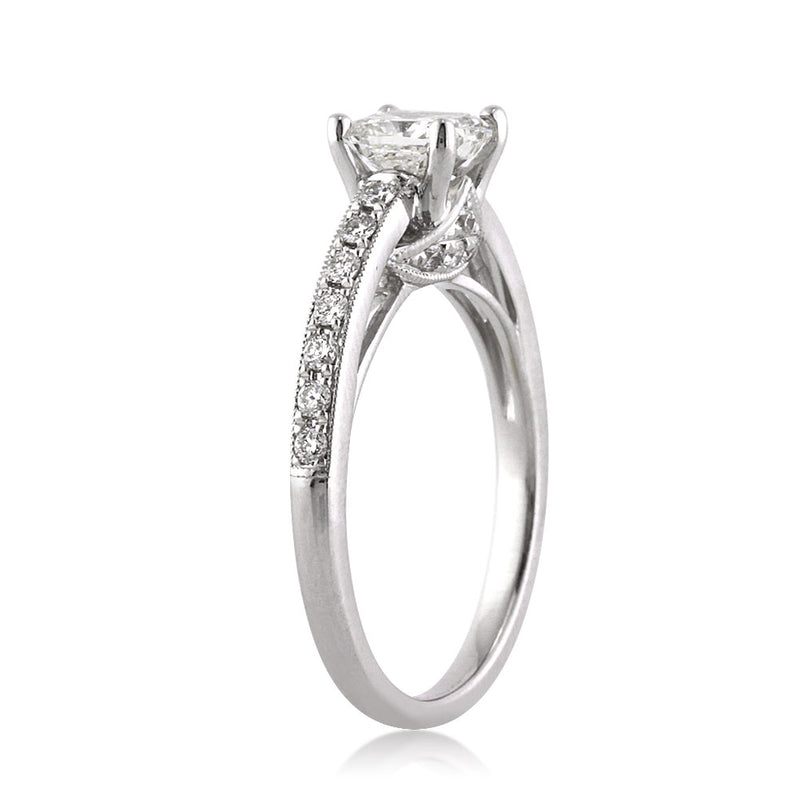 1.29ct Cushion Cut Diamond Engagement Ring