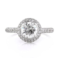 2.13ct Round Brilliant Cut Diamond Engagement Ring