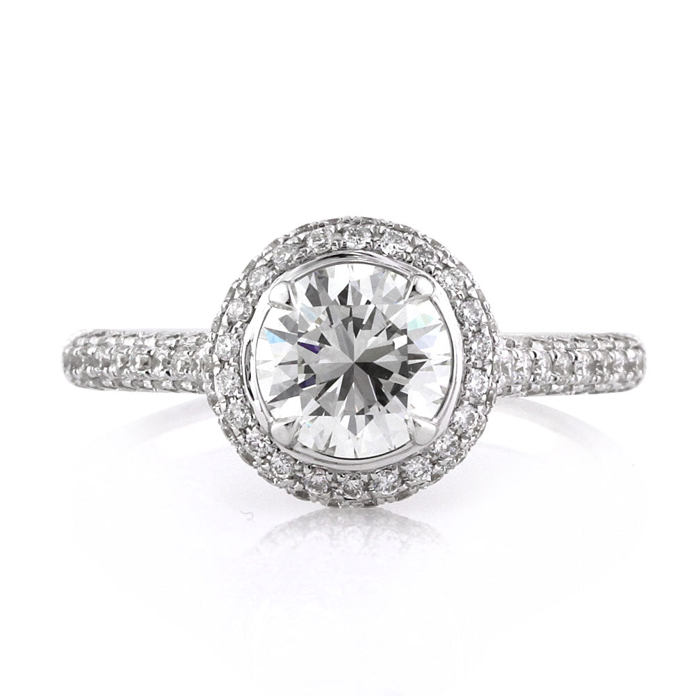 2.13ct Round Brilliant Cut Diamond Engagement Ring